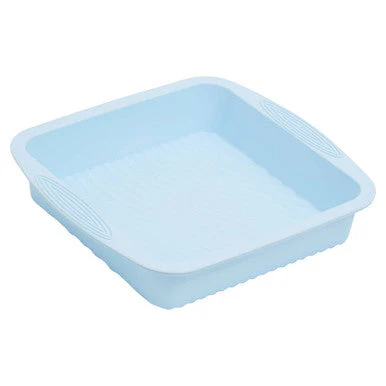 Zing Pastel Blue Square Cake Mould - Image 2